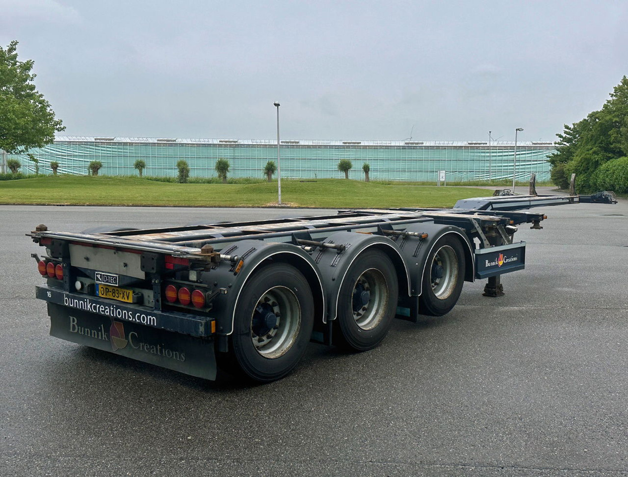 D-TEC Flexitrailer Multi Liftaxle Drumbrakes TOP Condition NL Trailer 2 Pieces - 컨테이너 운반 장치/ 스와프 보디 세미 트레일러 : 사진 5 D-TEC Flexitrailer Multi Liftaxle Drumbrakes TOP Condition NL Trailer 2 Pieces - 컨테이너 운반 장치/ 스와프 보디 세미 트레일러 : 사진 5