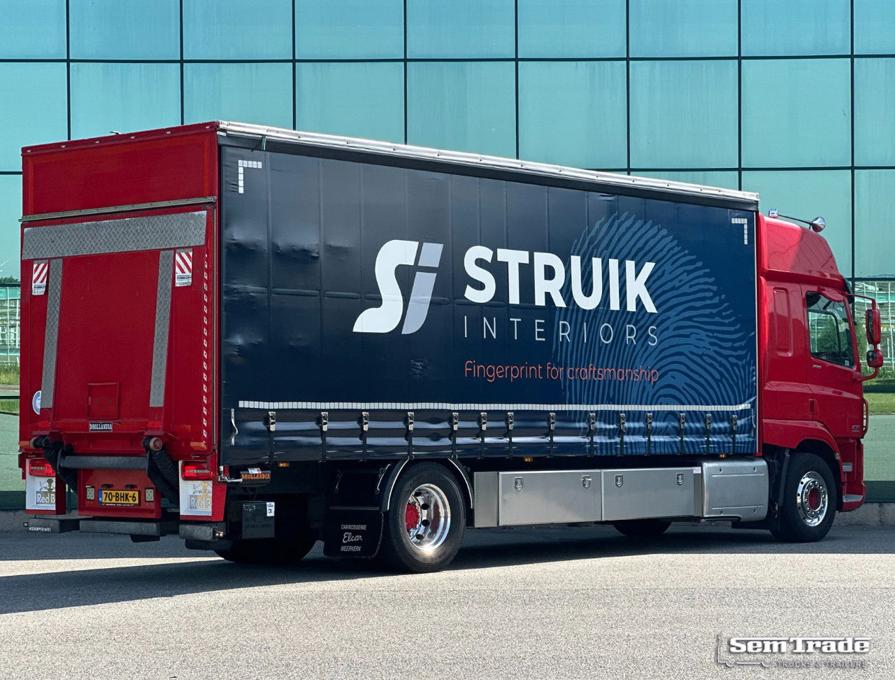 DAF CF 290 FA Space CAB Hardhouten Vloer 2500 KG Klep Nieuw Staat - 박스 트럭 : 사진 5 DAF CF 290 FA Space CAB Hardhouten Vloer 2500 KG Klep Nieuw Staat - 박스 트럭 : 사진 5