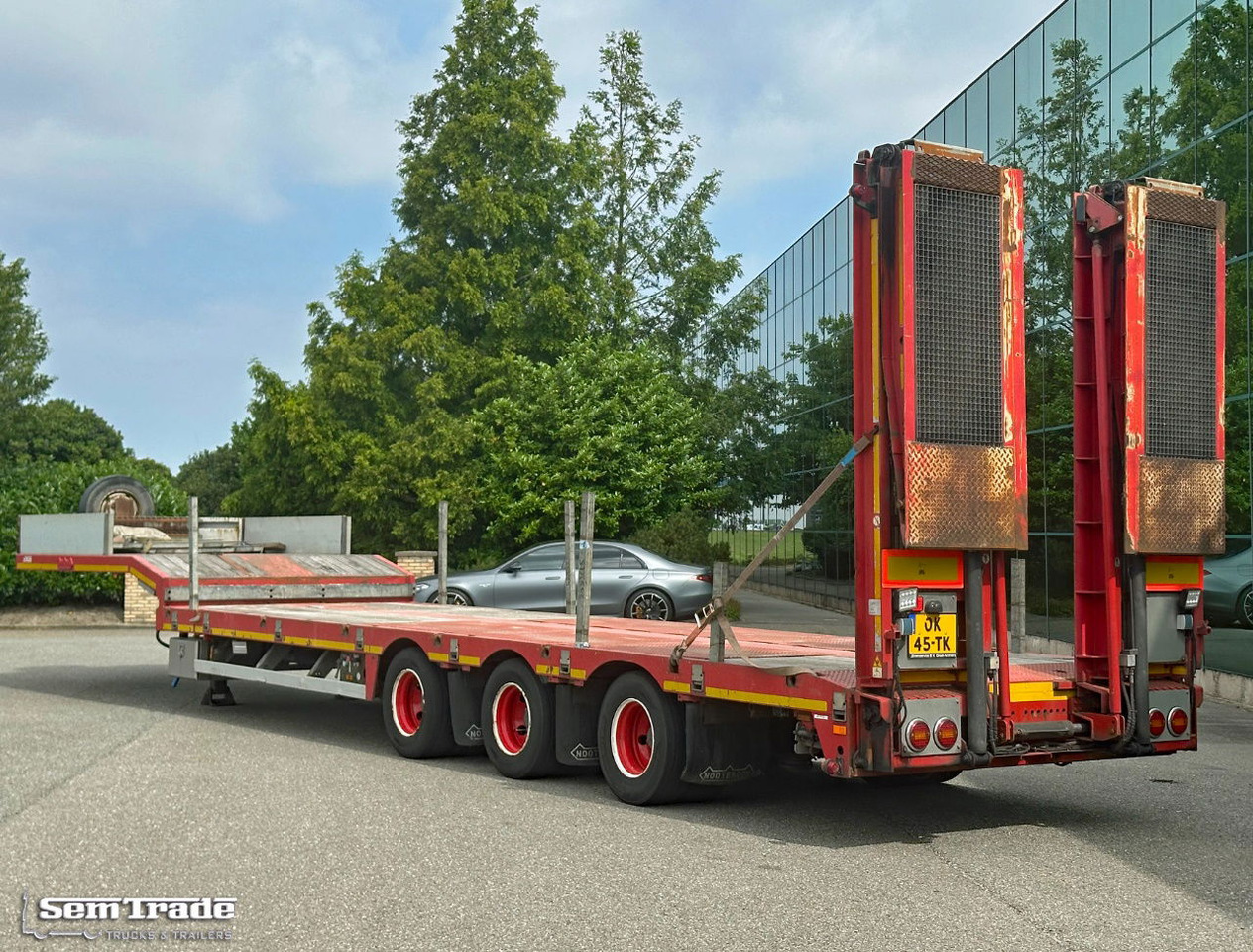Nooteboom Osds-48-03V Stuuras 680 CM Uitschuifbaar Hydraulische Laadrampen Super - 저하대 세미 트레일러 : 사진 3 Nooteboom Osds-48-03V Stuuras 680 CM Uitschuifbaar Hydraulische Laadrampen Super - 저하대 세미 트레일러 : 사진 3