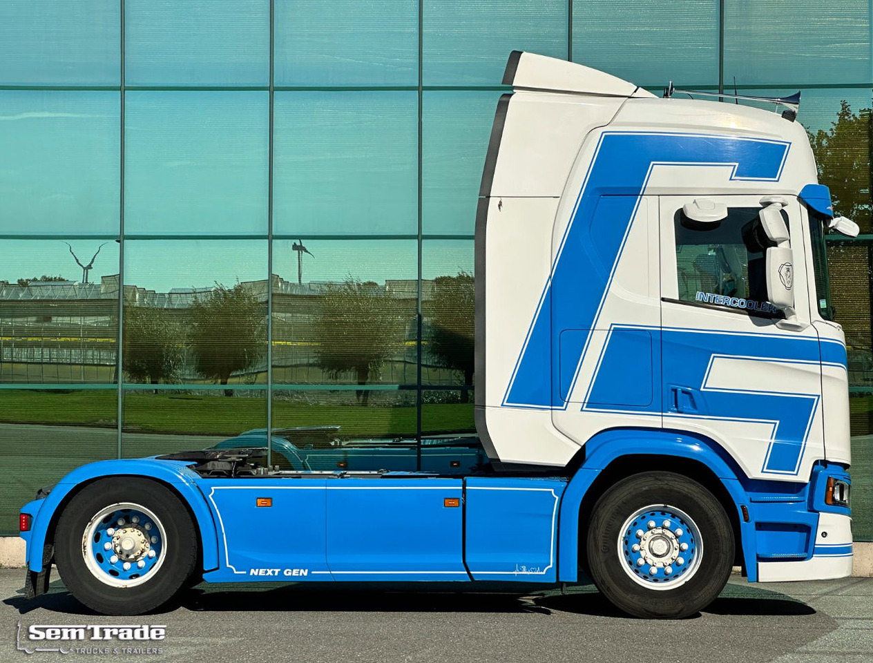 Scania R450 NGS Full AIR Retarder Full Spoiler 2X Tanks Super Condition Belgium-Truck - 트랙터 유닛 : 사진 5 Scania R450 NGS Full AIR Retarder Full Spoiler 2X Tanks Super Condition Belgium-Truck - 트랙터 유닛 : 사진 5