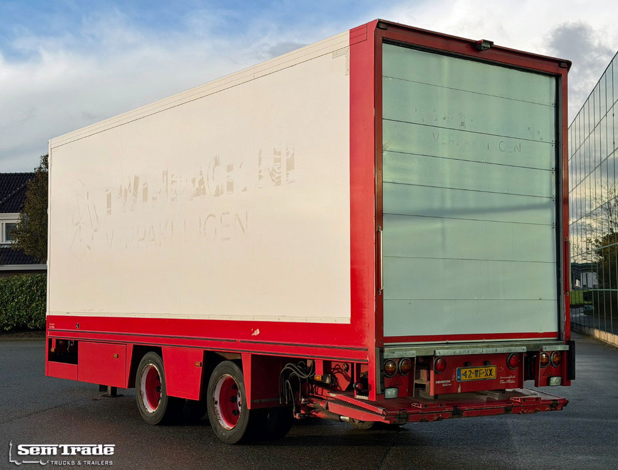 Trias 812-190 Theo Mulder Isolated BOX Disc Brakes Tail Lift - 밀폐형 박스 트레일러 : 사진 3 Trias 812-190 Theo Mulder Isolated BOX Disc Brakes Tail Lift - 밀폐형 박스 트레일러 : 사진 3