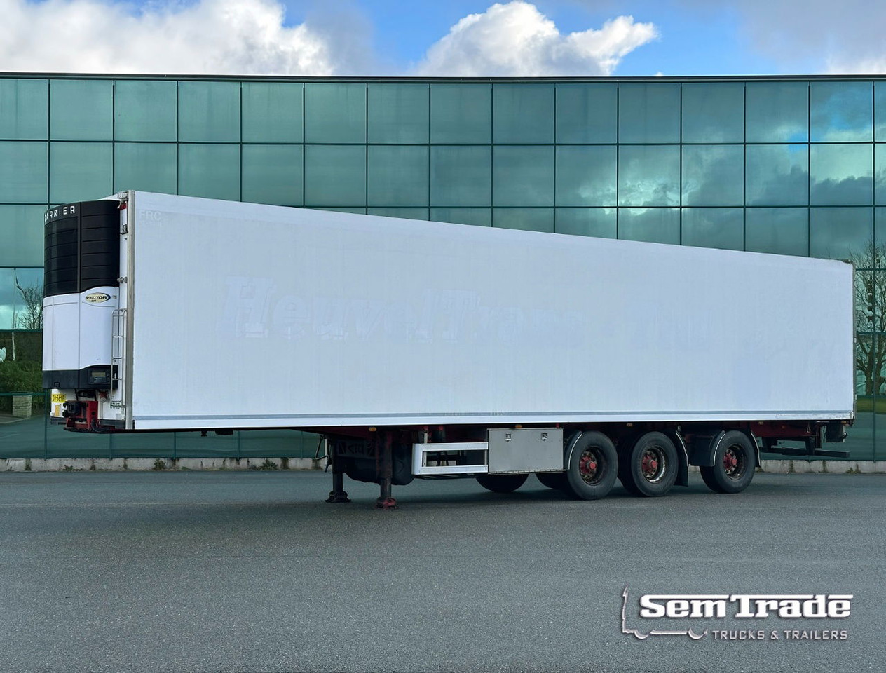 Van Eck 3 AS Koel Vries Carrier Vector 1800 Zeer Mooi Chassis Stuuras Tridec - 냉동 세미 트레일러 : 사진 1 Van Eck 3 AS Koel Vries Carrier Vector 1800 Zeer Mooi Chassis Stuuras Tridec - 냉동 세미 트레일러 : 사진 1