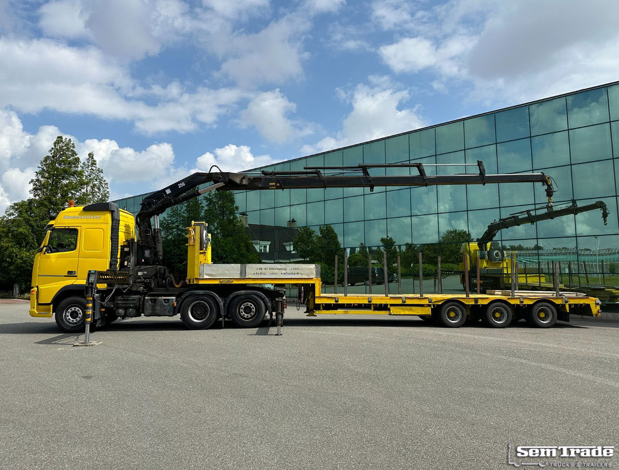 Volvo FH 12.460 Manual Gear 6X2 Euro 3 Only 493.000 KM Hiab 350 - 5 With Nootebo - 트랙터 유닛 : 사진 2 Volvo FH 12.460 Manual Gear 6X2 Euro 3 Only 493.000 KM Hiab 350 - 5 With Nootebo - 트랙터 유닛 : 사진 2