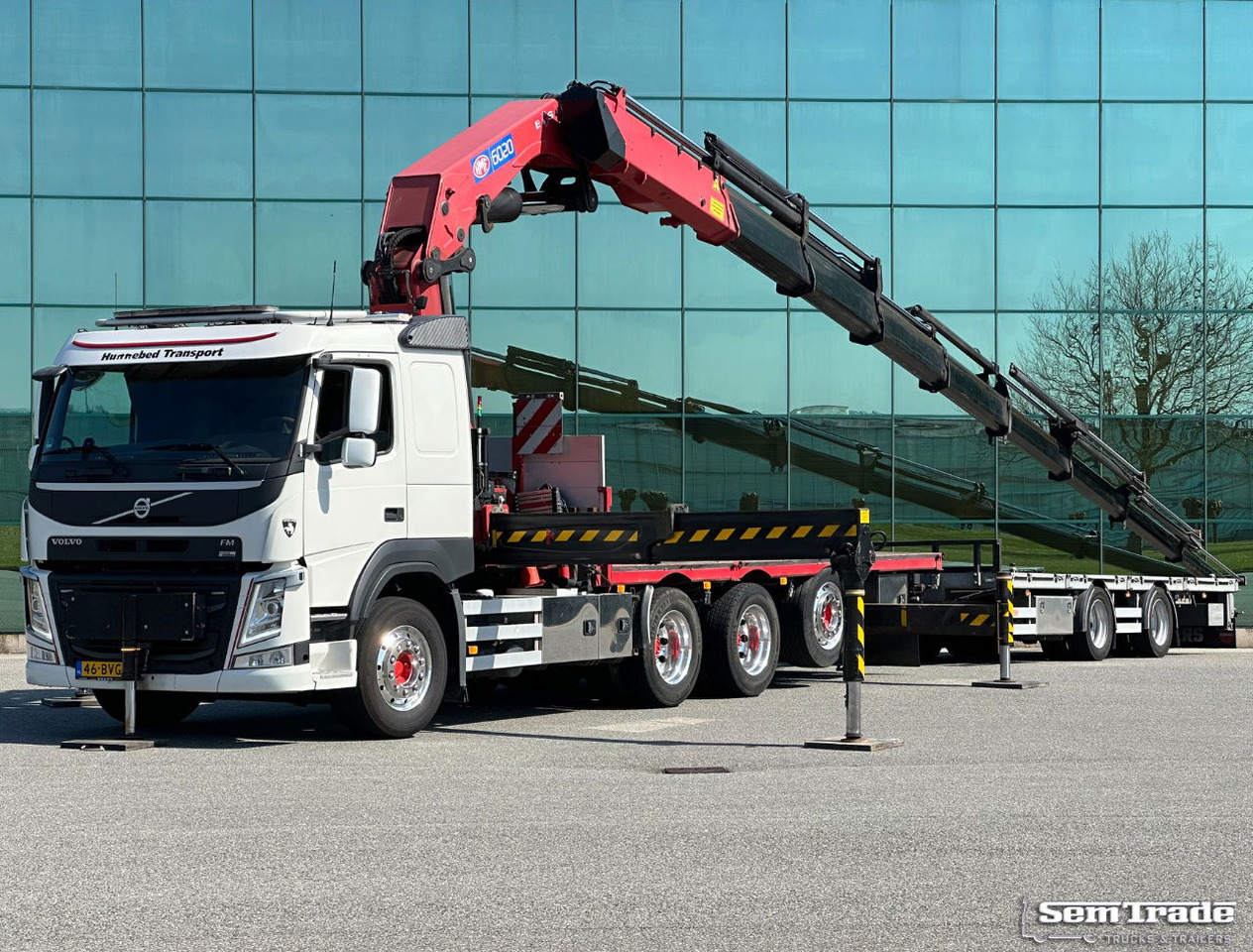 Volvo FMX 540 8X4 HMF 6020 K8 Kraan 231.000 KM + 2023 Sterk Trailer Super Condit - 크레인 트럭 : 사진 1 Volvo FMX 540 8X4 HMF 6020 K8 Kraan 231.000 KM + 2023 Sterk Trailer Super Condit - 크레인 트럭 : 사진 1