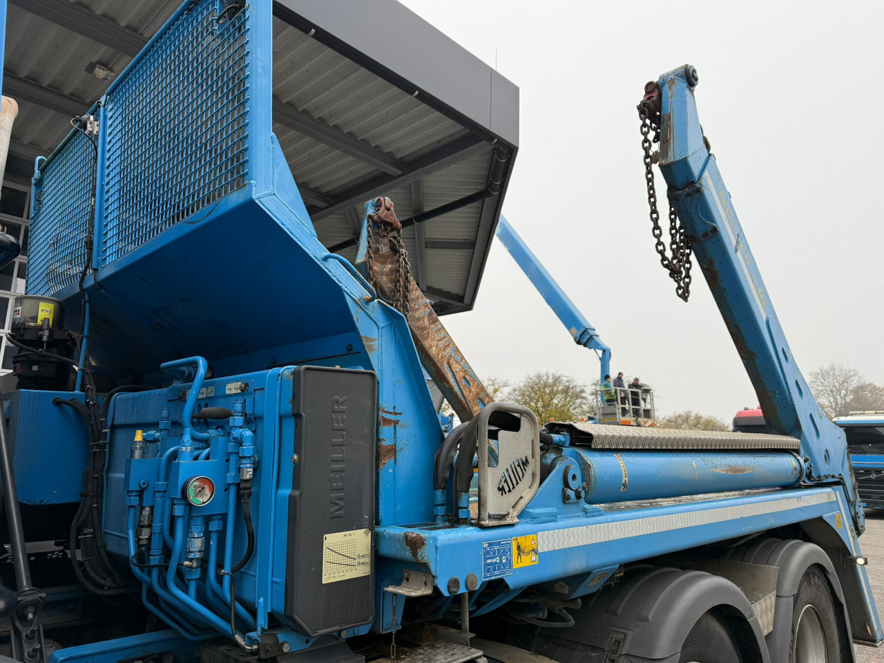 SCANIA P450 6x2 + AK16N TC - 스킵 로더 트럭 : 사진 2 SCANIA P450 6x2 + AK16N TC - 스킵 로더 트럭 : 사진 2