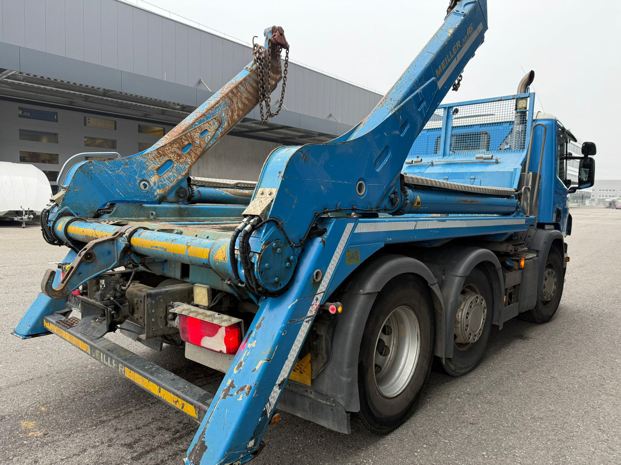 SCANIA P450 6x2 + AK16N TC - 스킵 로더 트럭 : 사진 4 SCANIA P450 6x2 + AK16N TC - 스킵 로더 트럭 : 사진 4