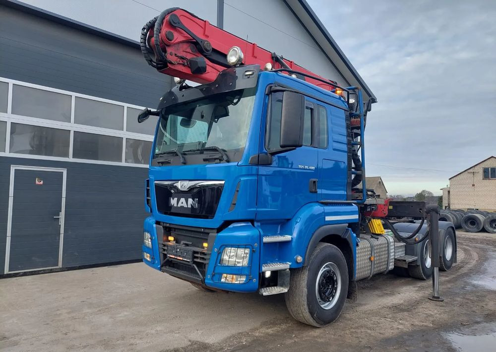 MAN TGS 26-480 6x4 do drewna PALFINGER Epsilon S 270L83 - 트랙터 유닛 : 사진 5 MAN TGS 26-480 6x4 do drewna PALFINGER Epsilon S 270L83 - 트랙터 유닛 : 사진 5