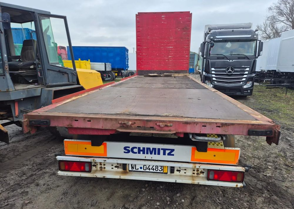 Schmitz Cargobull Przyczepa platforma Schmitz Krone - 드롭사이드/ 플랫베드 트레일러 : 사진 1 Schmitz Cargobull Przyczepa platforma Schmitz Krone - 드롭사이드/ 플랫베드 트레일러 : 사진 1