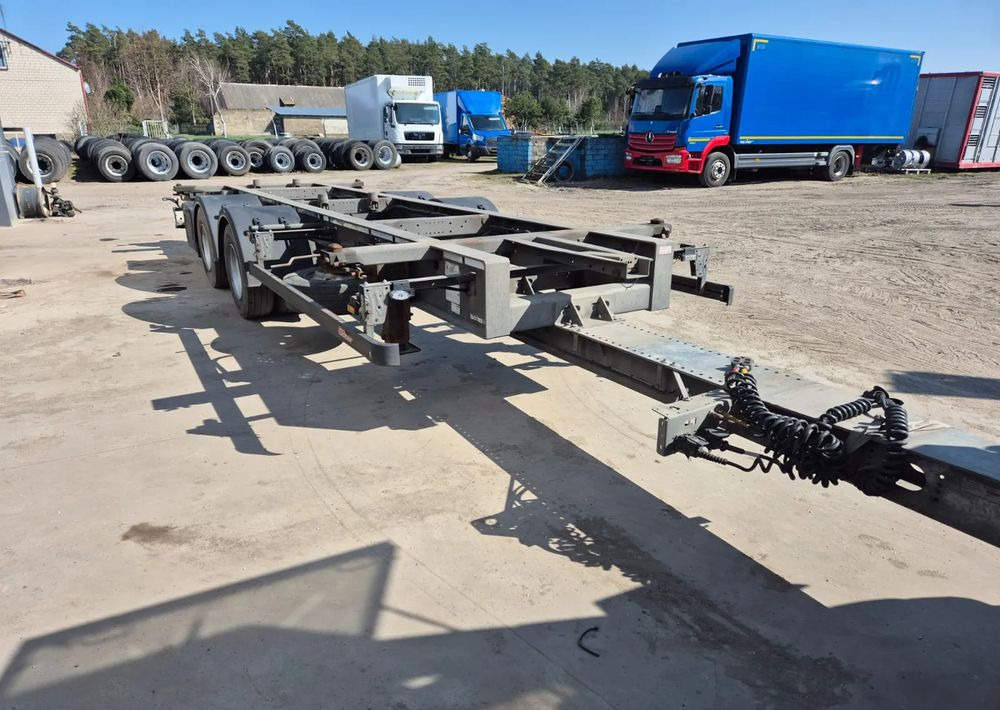 Wecon Przyczepa jumbo tandem Wecon BDF Krone, ocynkowana - 컨테이너 운반 장치/ 스와프 보디 트레일러 : 사진 1 Wecon Przyczepa jumbo tandem Wecon BDF Krone, ocynkowana - 컨테이너 운반 장치/ 스와프 보디 트레일러 : 사진 1