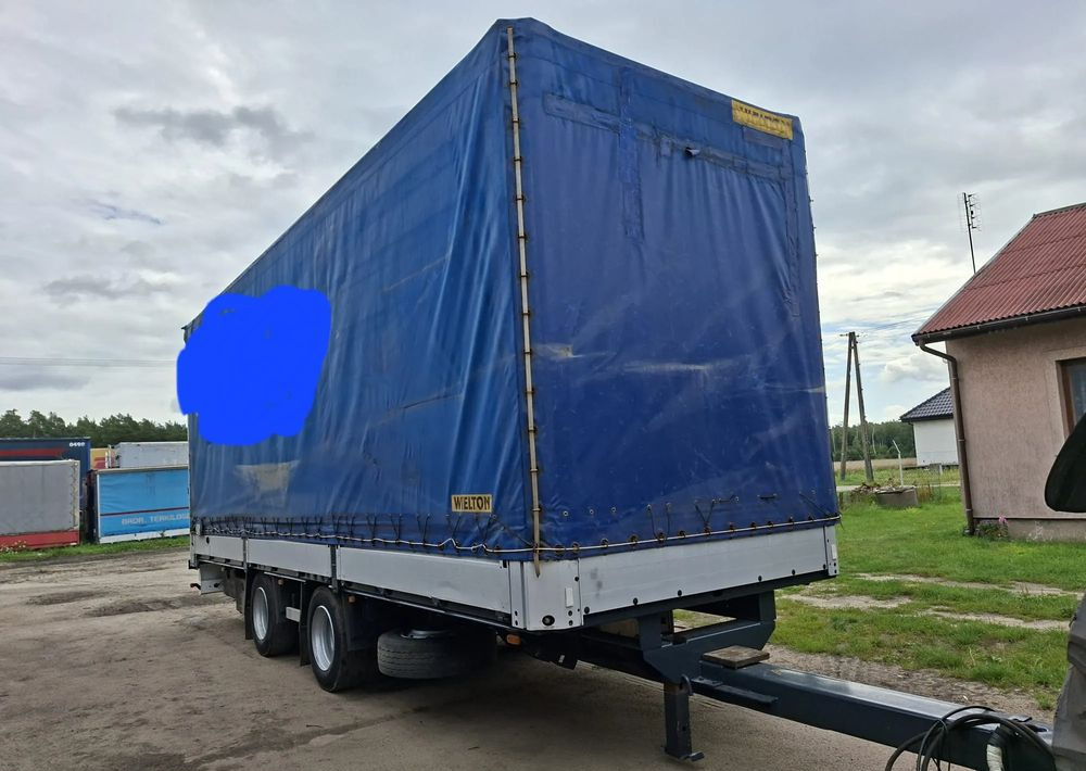 Wielton Tandem 20 palet przyczepa - 커튼사이더 트레일러 : 사진 2 Wielton Tandem 20 palet przyczepa - 커튼사이더 트레일러 : 사진 2