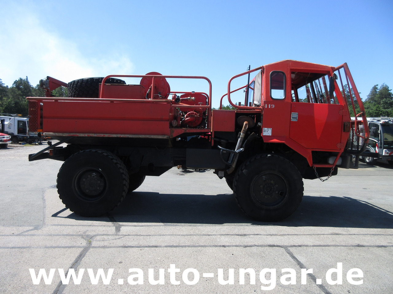 소방차 BRIMONT PM ETR Feuerwehr 4x4x4 AHK verwindbarer Rahmen Off-Road Winde Kriechgang : 사진 8