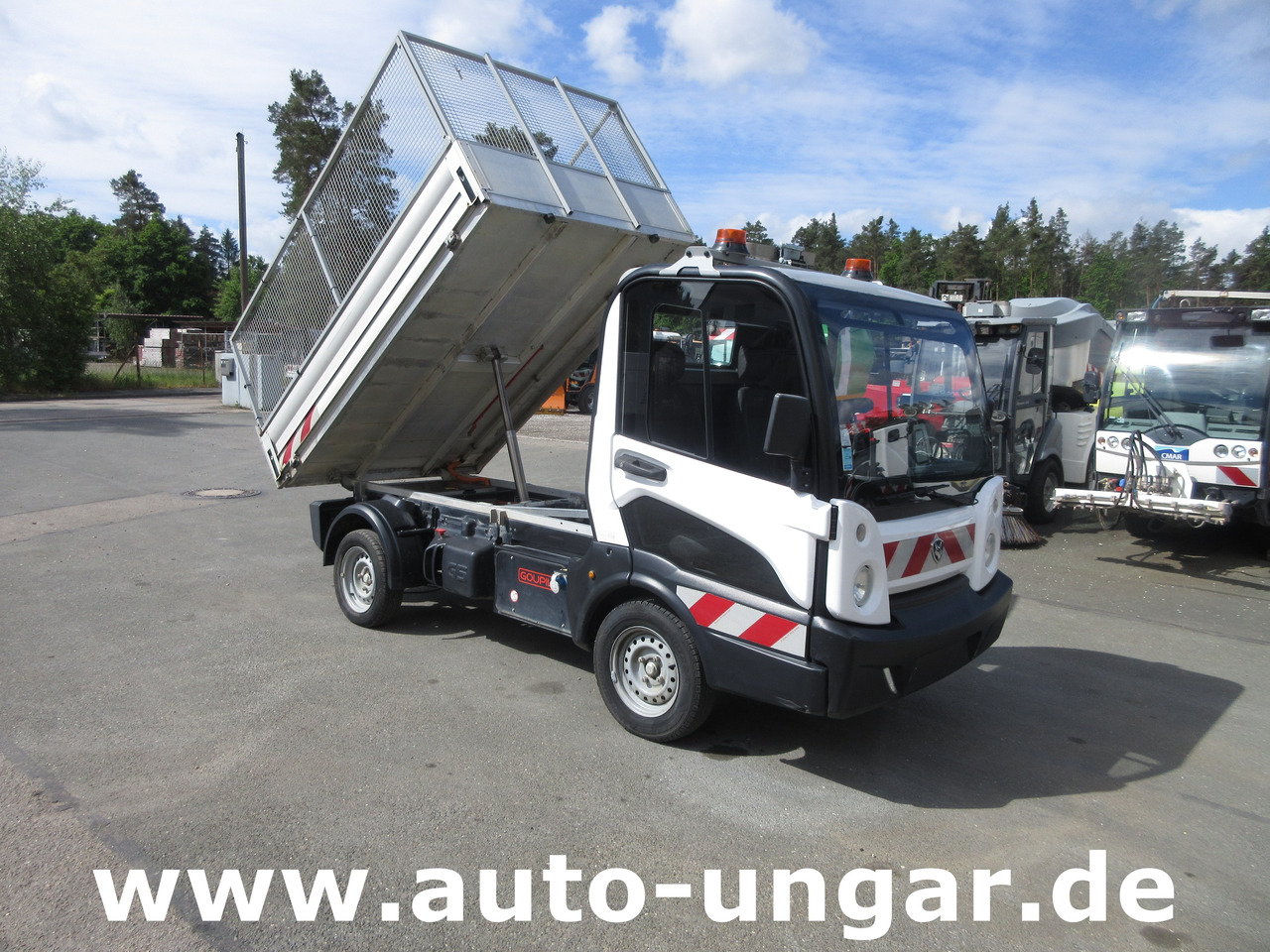 GOUPIL G5 Kipper lange Pritsche AHK Bordwanderhöhung Elektrofahrzeug - Electric utility vehicle : 사진 1 GOUPIL G5 Kipper lange Pritsche AHK Bordwanderhöhung Elektrofahrzeug - Electric utility vehicle : 사진 1