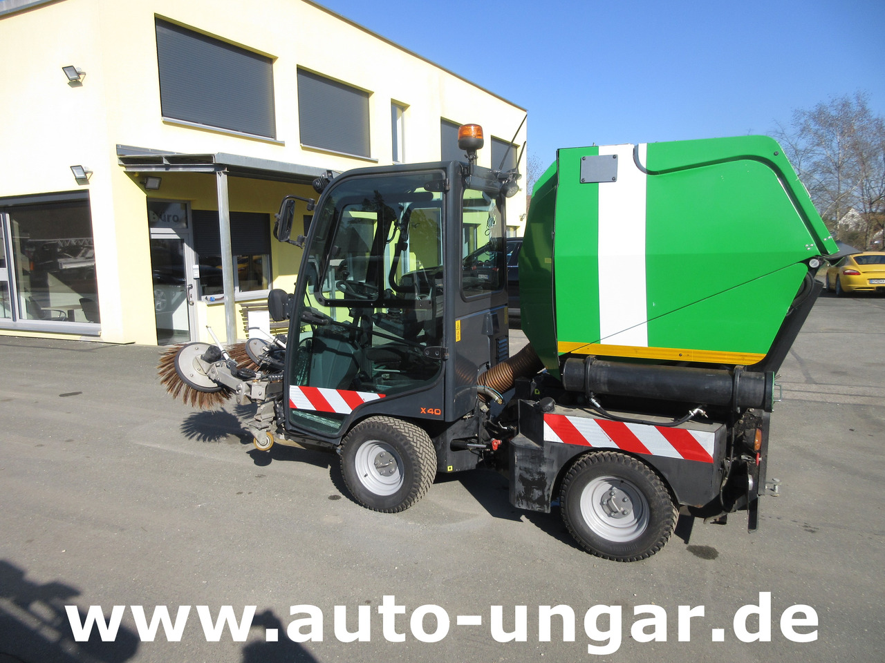 Holder X40 / X45 Baujahr 2017 Knicklenkung Kehraufbau 4x4 Kommunalhydraulik Frontheber - 거리 청소 차량 : 사진 5 Holder X40 / X45 Baujahr 2017 Knicklenkung Kehraufbau 4x4 Kommunalhydraulik Frontheber - 거리 청소 차량 : 사진 5