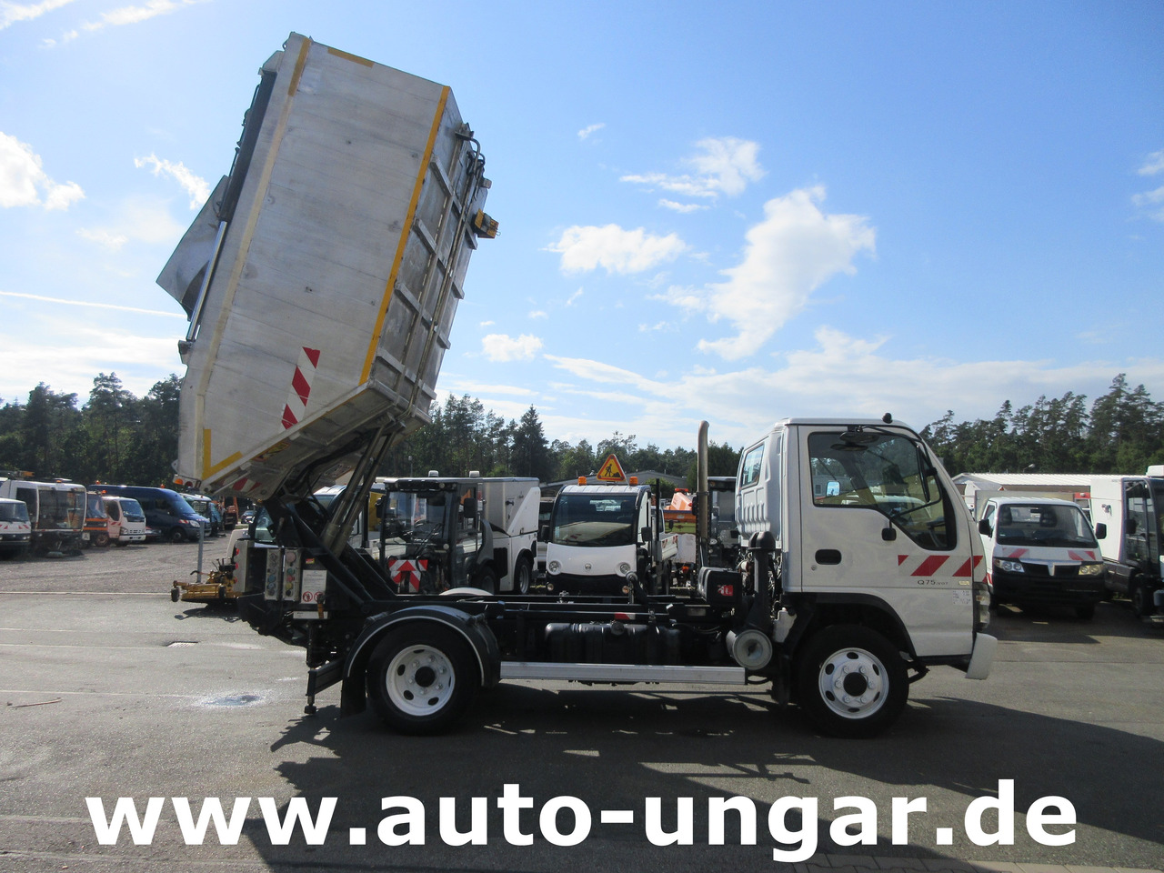 쓰레기차 ISUZU NQR smoother NPR 75 Q75.Y07 Faun Müllwagen Euro 4 Kipper Lifter Presse : 사진 21