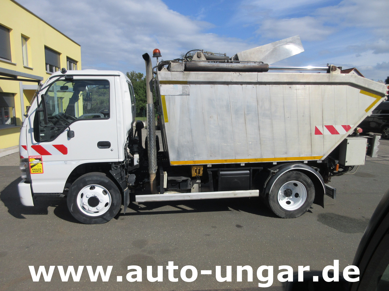 쓰레기차 ISUZU NQR smoother NPR 75 Q75.Y07 Faun Müllwagen Euro 4 Kipper Lifter Presse : 사진 13