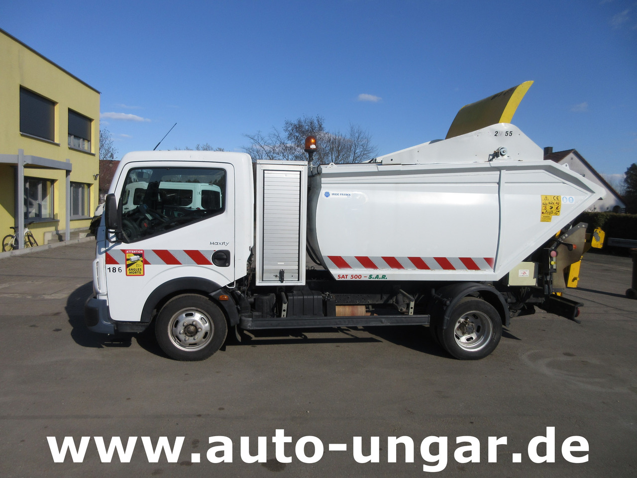 Renault Maxity 130 Müllwagen IRIDE SAT 500 Bj. 2010 4.500kg Presse Schüttung Kipper - 쓰레기차 : 사진 2 Renault Maxity 130 Müllwagen IRIDE SAT 500 Bj. 2010 4.500kg Presse Schüttung Kipper - 쓰레기차 : 사진 2
