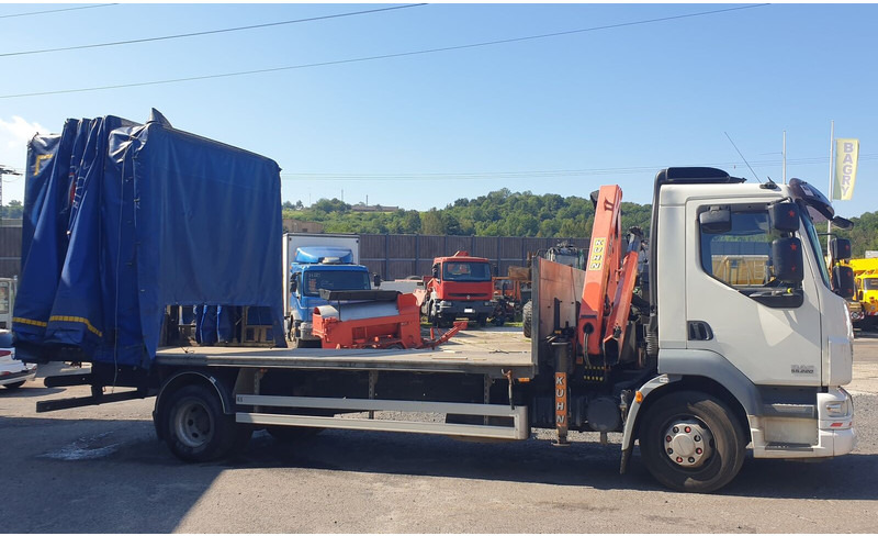 DAF 15t LF55.220 +Palfinger PK8500 - 커튼사이더 트럭, 크레인 트럭 : 사진 4 DAF 15t LF55.220 +Palfinger PK8500 - 커튼사이더 트럭, 크레인 트럭 : 사진 4