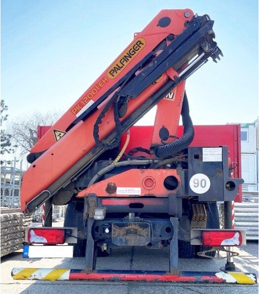 MAN 6m TGM 18.340 +Palfinger 12001 radio - 드롭사이드/ 플랫베드 트럭, 크레인 트럭 : 사진 5 MAN 6m TGM 18.340 +Palfinger 12001 radio - 드롭사이드/ 플랫베드 트럭, 크레인 트럭 : 사진 5