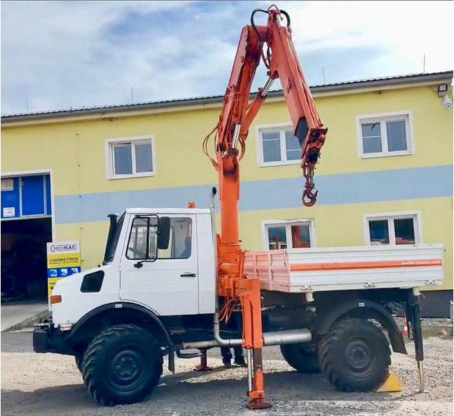 Mercedes-Benz UNIMOG 427.11 +12m! - 덤프트럭, 크레인 트럭 : 사진 1 Mercedes-Benz UNIMOG 427.11 +12m! - 덤프트럭, 크레인 트럭 : 사진 1