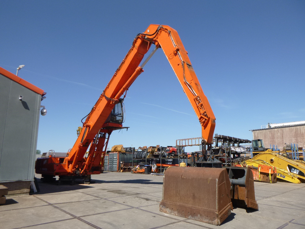 FIAT-HITACHI EX455 Stationary dock/ship material handler - 폐기물/ 산업 처리기 : 사진 5 FIAT-HITACHI EX455 Stationary dock/ship material handler - 폐기물/ 산업 처리기 : 사진 5
