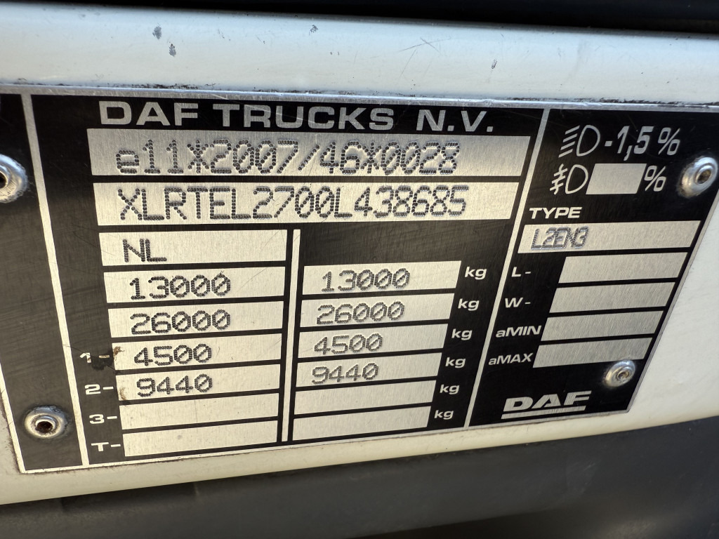 Daf LF 220.13 Kran Hiab 111 E-3 HiDuo - 트랙터 유닛 : 사진 5 Daf LF 220.13 Kran Hiab 111 E-3 HiDuo - 트랙터 유닛 : 사진 5