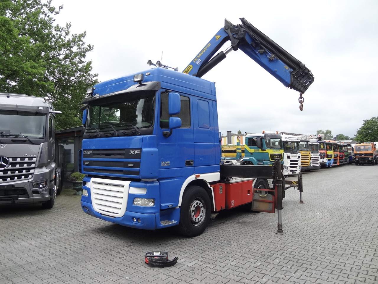 Daf XF105 460 6X2 Palfinger PK 34002 - 크레인 트럭, 트랙터 유닛 : 사진 1 Daf XF105 460 6X2 Palfinger PK 34002 - 크레인 트럭, 트랙터 유닛 : 사진 1