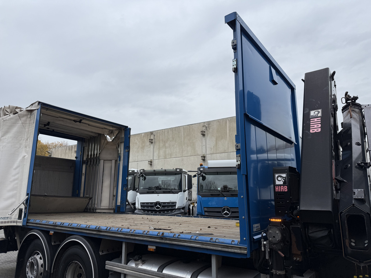 드롭사이드/ 플랫베드 트럭, 크레인 트럭 Daf XF480 6X2*4 Kran Hiab X-HiDuo 188 : 사진 15