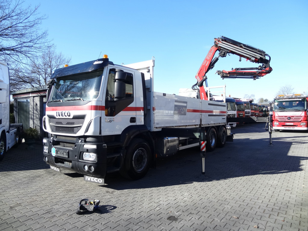 Iveco Stralis 420 6X2 Montagekran Fassi F335 28Meter - 드롭사이드/ 플랫베드 트럭, 크레인 트럭 : 사진 1 Iveco Stralis 420 6X2 Montagekran Fassi F335 28Meter - 드롭사이드/ 플랫베드 트럭, 크레인 트럭 : 사진 1
