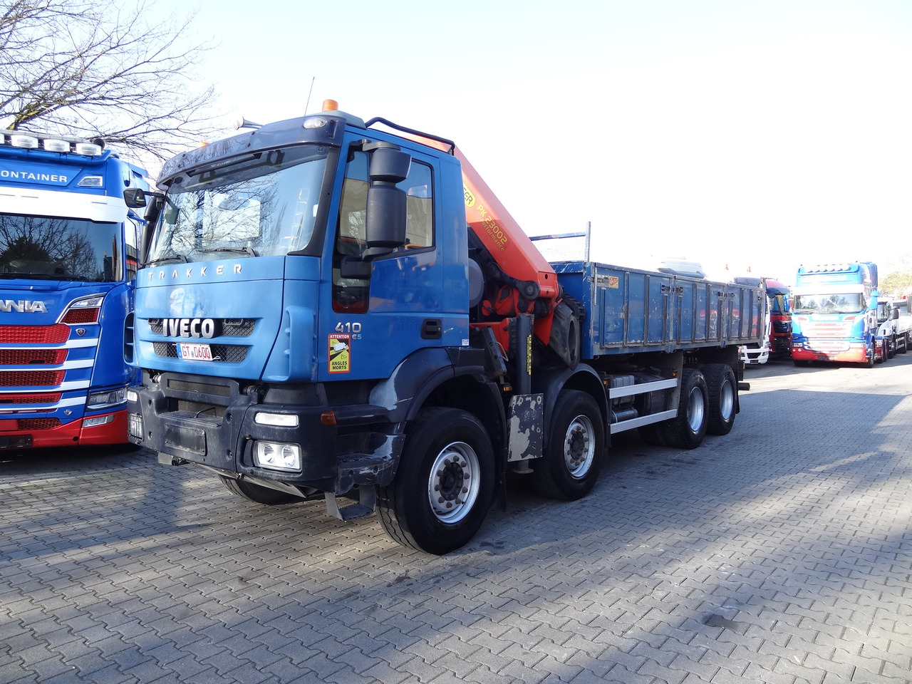 Iveco Trakker AD340T41 8X4 Kipper Kran Palfinger 23002 - 크레인 트럭, 덤프트럭 : 사진 1 Iveco Trakker AD340T41 8X4 Kipper Kran Palfinger 23002 - 크레인 트럭, 덤프트럭 : 사진 1