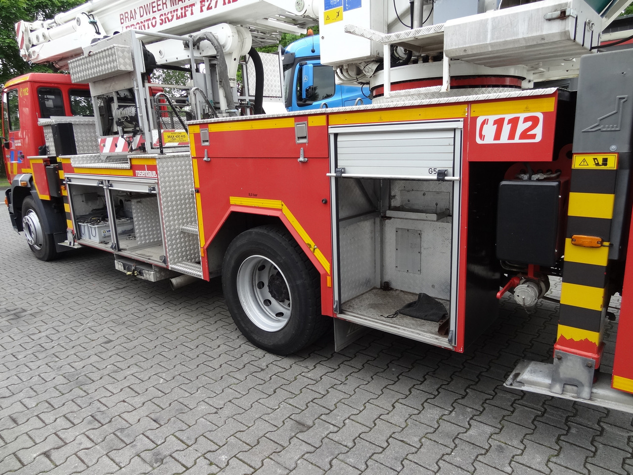MAN L2000 18.284 Feuerwehr Bronto Skylift 27 Meter - 트럭 탑재 고가작업 플랫폼 : 사진 4 MAN L2000 18.284 Feuerwehr Bronto Skylift 27 Meter - 트럭 탑재 고가작업 플랫폼 : 사진 4