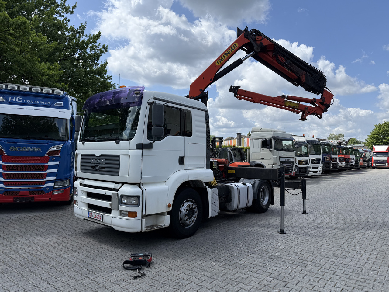 MAN TGA 18.430 Kran Palfinger 16502 Jib 26.5 Meter - 트랙터 유닛 : 사진 1 MAN TGA 18.430 Kran Palfinger 16502 Jib 26.5 Meter - 트랙터 유닛 : 사진 1