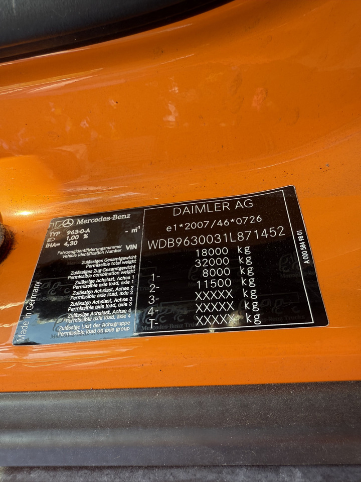 Mercedes-Benz Actros 1827 Kran Palfinger PK 9002 - 크레인 트럭, 커튼사이더 트럭 : 사진 3 Mercedes-Benz Actros 1827 Kran Palfinger PK 9002 - 크레인 트럭, 커튼사이더 트럭 : 사진 3