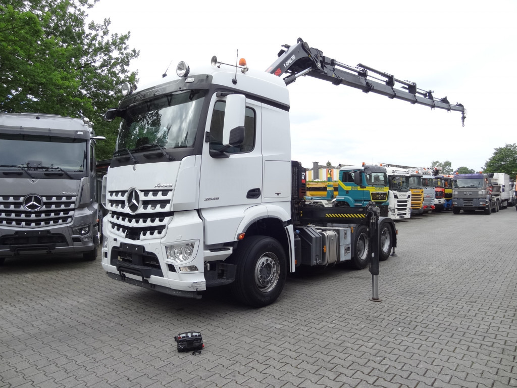 크레인 트럭, 트랙터 유닛 Mercedes-Benz Arocs 2648 LS 6X4 Kran Hiab X-HiPro 302 : 사진 8