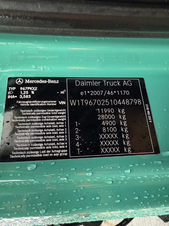 Mercedes-Benz Atego 1227 Kran MKG 96 - 드롭사이드/ 플랫베드 트럭, 크레인 트럭 : 사진 5 Mercedes-Benz Atego 1227 Kran MKG 96 - 드롭사이드/ 플랫베드 트럭, 크레인 트럭 : 사진 5