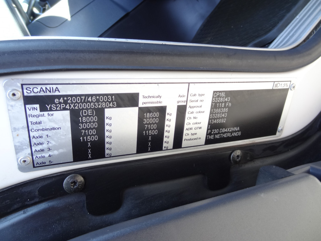 Scania P230 4X2 Kran Atlas 92.2 A2 - 드롭사이드/ 플랫베드 트럭, 크레인 트럭 : 사진 4 Scania P230 4X2 Kran Atlas 92.2 A2 - 드롭사이드/ 플랫베드 트럭, 크레인 트럭 : 사진 4