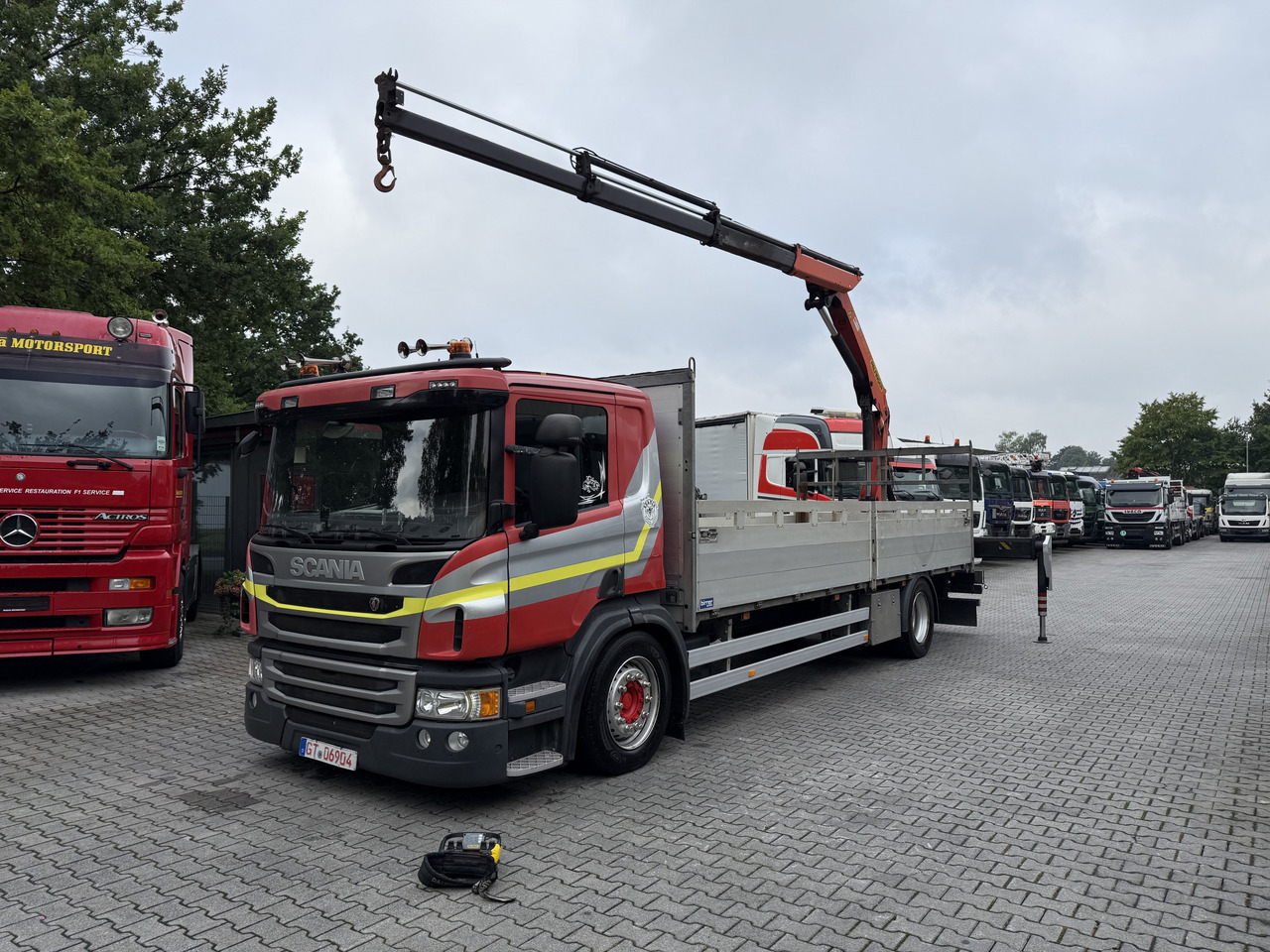 Scania P410 4X2 Palfinger PK 13001 - 크레인 트럭 : 사진 1 Scania P410 4X2 Palfinger PK 13001 - 크레인 트럭 : 사진 1