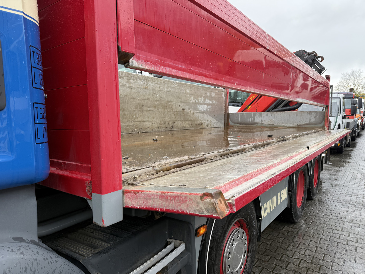 Scania R580 V8 8X4 Kipper Kran Palfinger 22002 - 덤프트럭, 크레인 트럭 : 사진 5 Scania R580 V8 8X4 Kipper Kran Palfinger 22002 - 덤프트럭, 크레인 트럭 : 사진 5