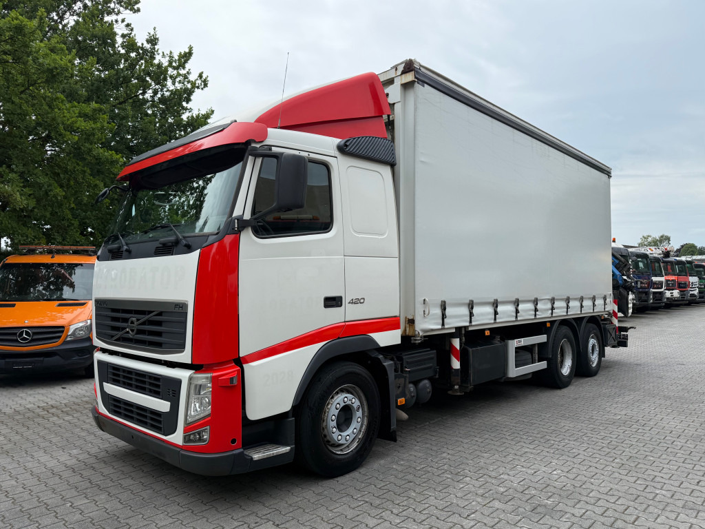 Volvo FH420 6X2*4 Palfinger 29002 bis 27 Meter - 커튼사이더 트럭, 크레인 트럭 : 사진 1 Volvo FH420 6X2*4 Palfinger 29002 bis 27 Meter - 커튼사이더 트럭, 크레인 트럭 : 사진 1