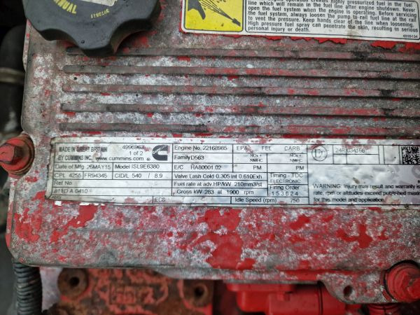 Cummins ISL9E6380 Engine (Bus) - 엔진 : 사진 4 Cummins ISL9E6380 Engine (Bus) - 엔진 : 사진 4