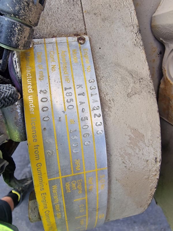 Cummins KTA-50G3 Engine (Plant) - 엔진 건설기계 용 : 사진 2 Cummins KTA-50G3 Engine (Plant) - 엔진 건설기계 용 : 사진 2