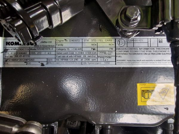 Cummins/Komatsu QSB4.5/SAA4D107E-3 Engine (Plant) - 엔진 건설기계 용 : 사진 2 Cummins/Komatsu QSB4.5/SAA4D107E-3 Engine (Plant) - 엔진 건설기계 용 : 사진 2