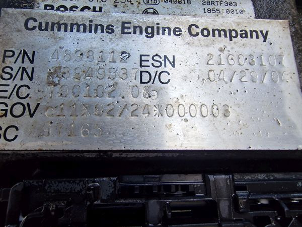 DAF 6ISB E3 5.9 Daf Spec CE162C Engine (Truck) - 엔진 트럭 용 : 사진 2 DAF 6ISB E3 5.9 Daf Spec CE162C Engine (Truck) - 엔진 트럭 용 : 사진 2