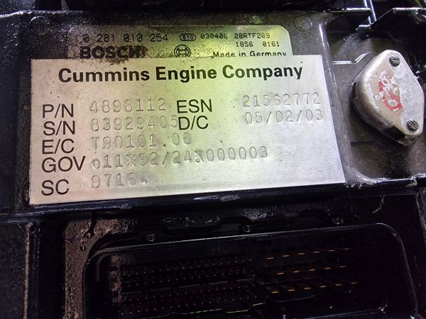 DAF 6ISB E3 5.9 Daf Spec CE162C with PTO on bellhousing Engine (Truck) - 엔진 트럭 용 : 사진 2 DAF 6ISB E3 5.9 Daf Spec CE162C with PTO on bellhousing Engine (Truck) - 엔진 트럭 용 : 사진 2