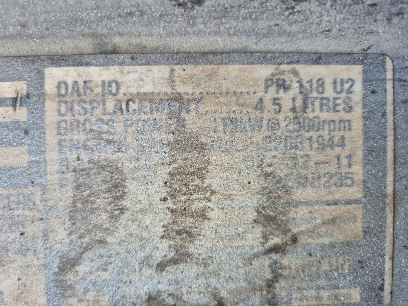 DAF FR118U2 Engine (Truck) - 엔진 트럭 용 : 사진 2 DAF FR118U2 Engine (Truck) - 엔진 트럭 용 : 사진 2
