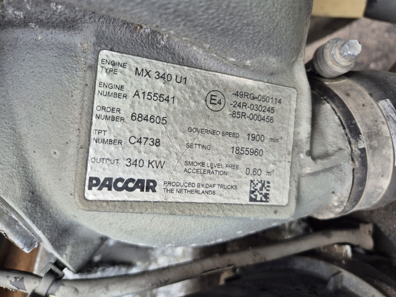 DAF MX340U1 Engine (Truck) - 엔진 트럭 용 : 사진 2 DAF MX340U1 Engine (Truck) - 엔진 트럭 용 : 사진 2
