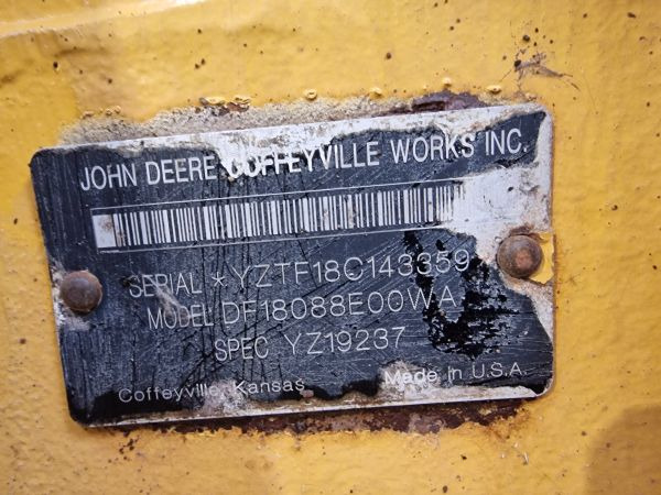 John Deere DF180 with HFWD MOTOR GRADER Transmission - 기어박스 : 사진 2 John Deere DF180 with HFWD MOTOR GRADER Transmission - 기어박스 : 사진 2
