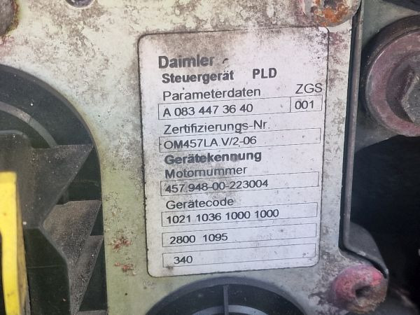 Mercedes Benz OM457LA.V/2-06 Engine (Truck) - 엔진 트럭 용 : 사진 2 Mercedes Benz OM457LA.V/2-06 Engine (Truck) - 엔진 트럭 용 : 사진 2