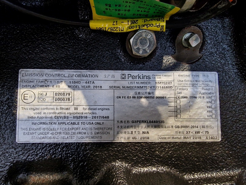 Perkins 1104D-44TA Engine (Plant) - 엔진 건설기계 용 : 사진 2 Perkins 1104D-44TA Engine (Plant) - 엔진 건설기계 용 : 사진 2