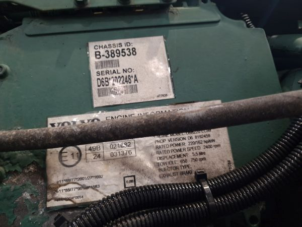 Volvo D6B220 EC09 Engine (Truck) - 엔진 트럭 용 : 사진 2 Volvo D6B220 EC09 Engine (Truck) - 엔진 트럭 용 : 사진 2