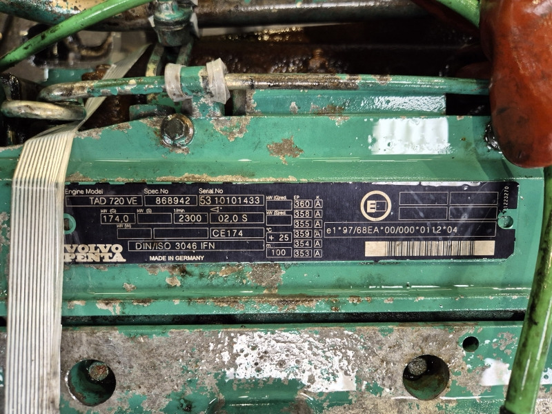 Volvo TAD720VE Engine (Industrial) - 엔진 산업용 장비 용 : 사진 2 Volvo TAD720VE Engine (Industrial) - 엔진 산업용 장비 용 : 사진 2